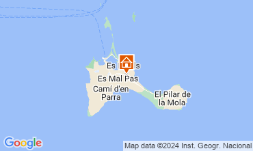 Map Formentera Apartment 124366