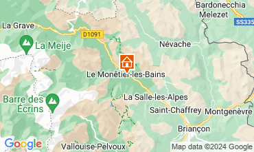 Map Serre Chevalier Apartment 120585