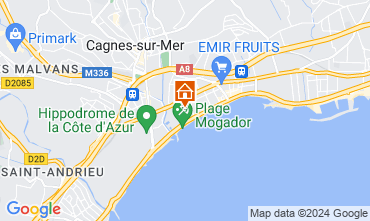 Map Cagnes sur Mer One-room apartment 88013