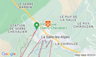 Map Serre Chevalier Chalet 41653