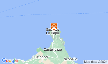 Map San Vito lo Capo Apartment 113574