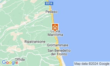 Map Cupra Marittima Apartment 14674