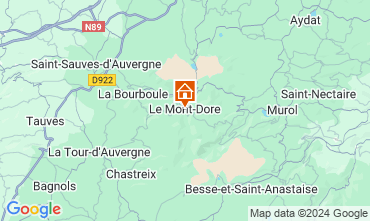 Map Le Mont Dore Apartment 3876