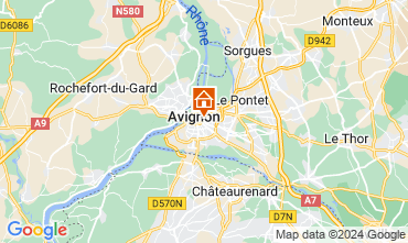 Map Avignon One-room apartment 102312