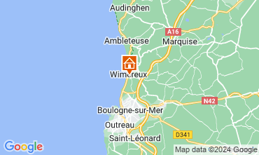 Map Wimereux Villa 88410