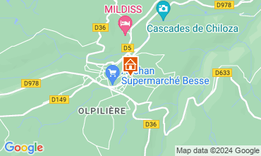 Map Besse et Saint Anastaise Apartment 124446