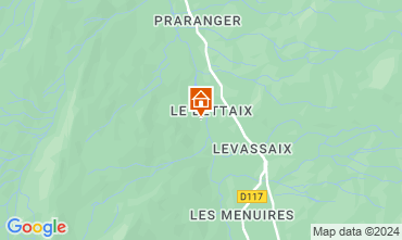 Map Les Menuires Chalet 100576