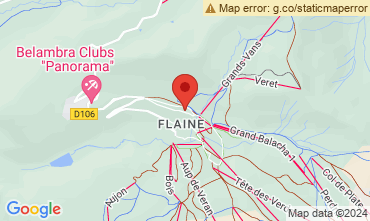 Map Flaine Apartment 124925