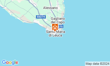 Map Santa Maria di Leuca Apartment 84452