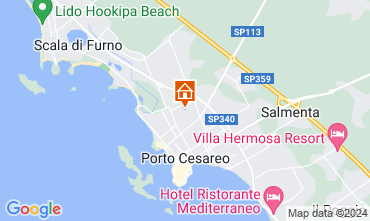 Map Porto Cesareo One-room apartment 97449