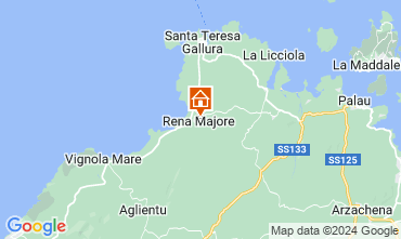 Map Santa Teresa di Gallura Villa 109655