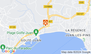 Map Juan les Pins Apartment 59593