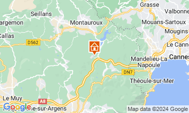 Map Montauroux Villa 119068