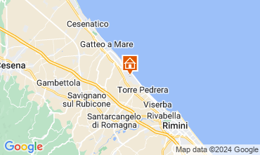 Map Bellaria Igea Marina Apartment 127449