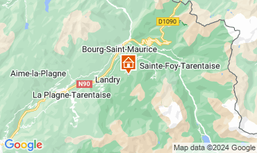 Map Les Arcs Apartment 89727