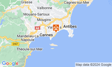 Map Cannes Apartment 24962