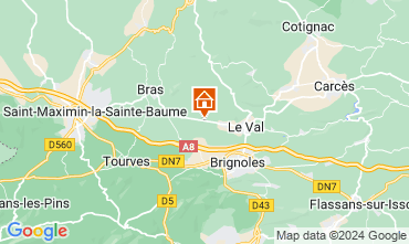 Map Brignoles Villa 128927