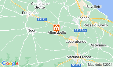 Map Alberobello Unusual accommodation 126133