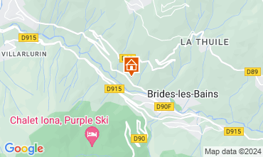 Map Brides Les Bains House 120926