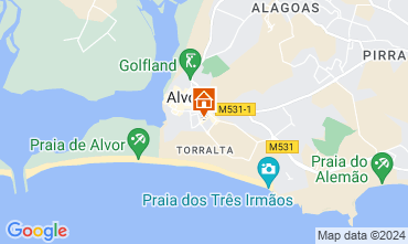 Map Alvor Apartment 128142