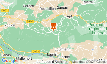 Map Bonnieux Villa 129049