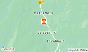 Map Les Menuires Chalet 41939