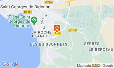 Map Saint Georges de Didonne Apartment 22212