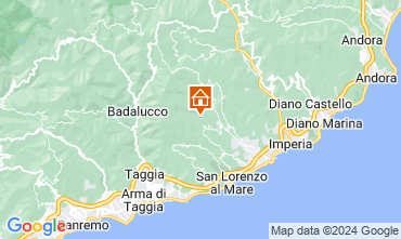 Map Dolcedo Vacation rental 78649