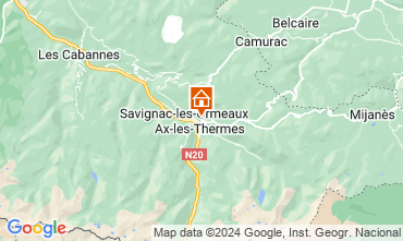 Map Ax Les Thermes House 65423