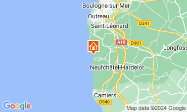 Map Hardelot Villa 50884