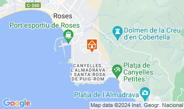 Map Rosas Apartment 128767