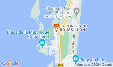 Map Le Barcares House 74693