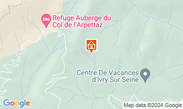 Map La Plagne Apartment 120989