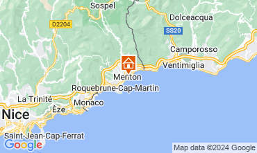 Map Menton Apartment 121435