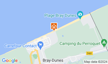 Map Bray-Dunes One-room apartment 127479