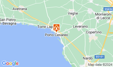 Map Porto Cesareo Apartment 128546