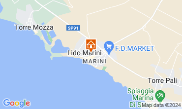 Map Lido Marini Apartment 128963