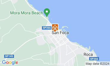 Map San Foca One-room apartment 122368