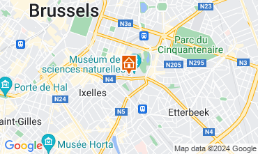 Map Brussels Apartment 128556