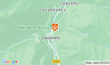 Map Cauterets Apartment 4052