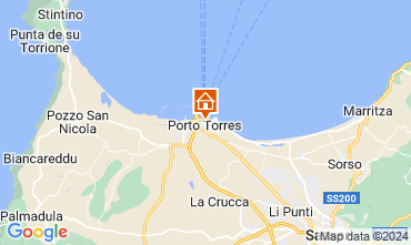 Map Porto Torres Apartment 64765