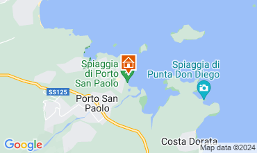 Map Porto San Paolo One-room apartment 109559