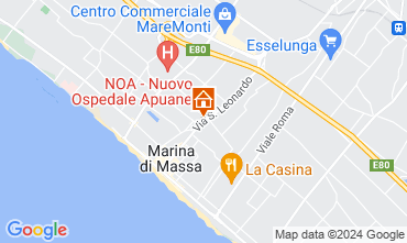 Map Marina di Massa Apartment 72642