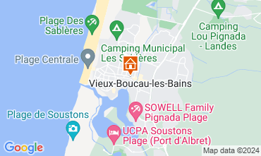 Map Vieux Boucau Apartment 54490