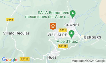Map Alpe d'Huez Apartment 92
