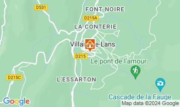 Map Villard de Lans - Correnon en Vercors Apartment 3704