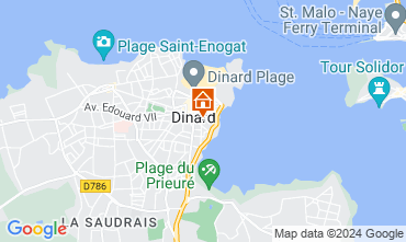 Map Dinard Apartment 127410