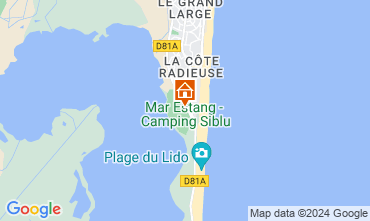 Map Canet-en-Roussillon Mobile home 118829