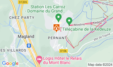 Map Les Carroz d'Araches Chalet 90862