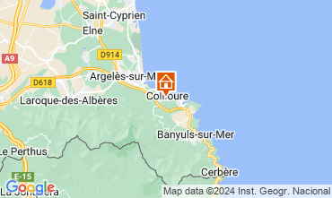 Map Collioure Apartment 96764